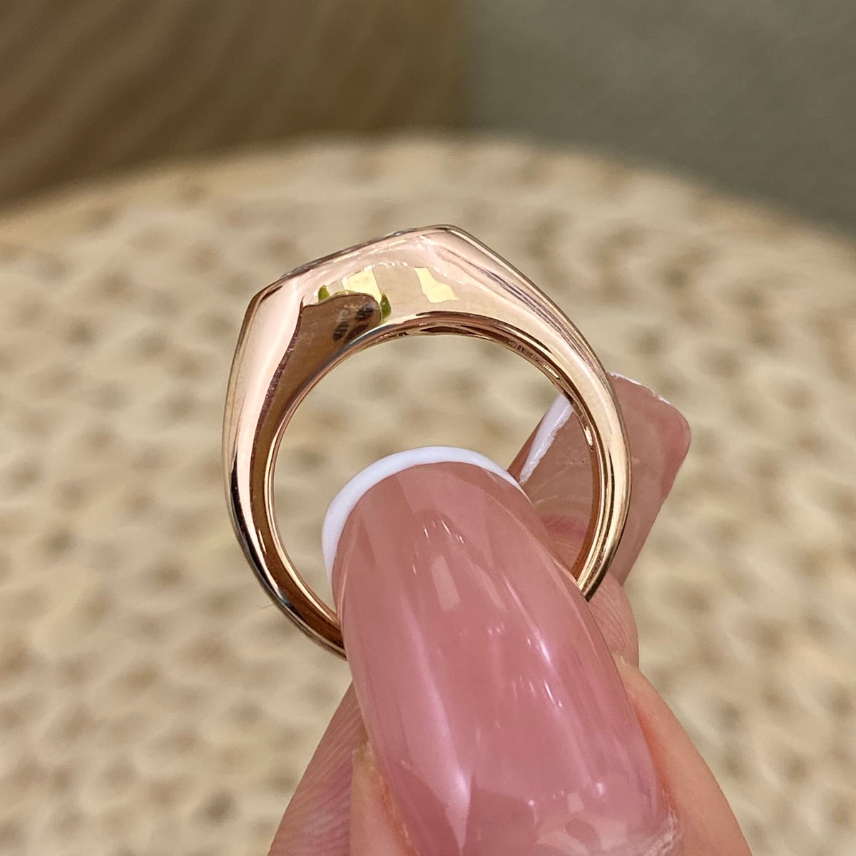 Antonia 1.0 Oval Lab-Grown Diamond Bezel, Special Ring