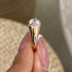 Antonia 1.0 Oval Lab-Grown Diamond Bezel, Special Ring