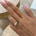 Antonia 1.0 Oval Lab-Grown Diamond Bezel, Special Ring