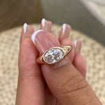 Antonia 1.0 Oval Lab-Grown Diamond Bezel, Special Ring