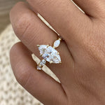 Jenna 2.1 Marquise Lab-Grown Diamond Side Stone Ring
