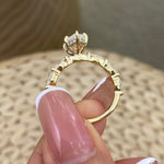 Jenna 2.1 Marquise Lab-Grown Diamond Side Stone Ring