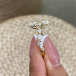 Jenna 2.1 Marquise Lab-Grown Diamond Side Stone Ring