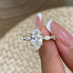 Jenna 2.1 Marquise Lab-Grown Diamond Side Stone Ring