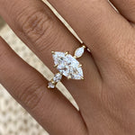 Jenna 2.1 Marquise Lab-Grown Diamond Side Stone Ring