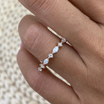 Anneliese 0.4 Marquise Lab-Grown Diamond Half-Eternity, Special Ring