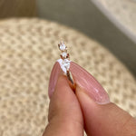 Anneliese 0.4 Marquise Lab-Grown Diamond Half-Eternity, Special Ring