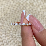Anneliese 0.4 Marquise Lab-Grown Diamond Half-Eternity, Special Ring