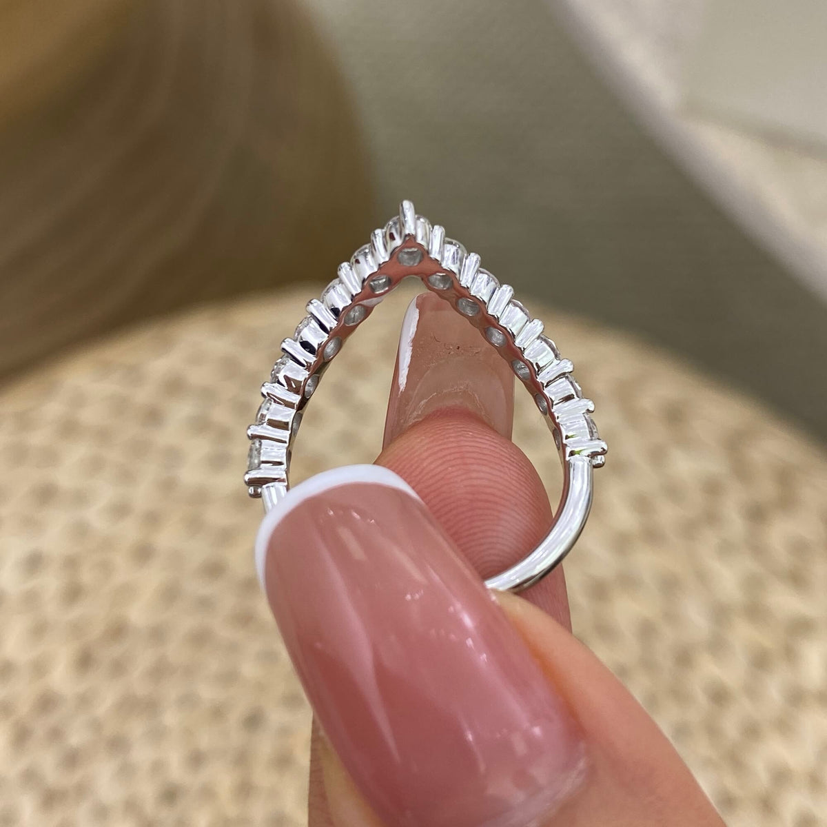 Alexandria 1.2 Round Lab-Grown Diamond Contoured, Special Ring