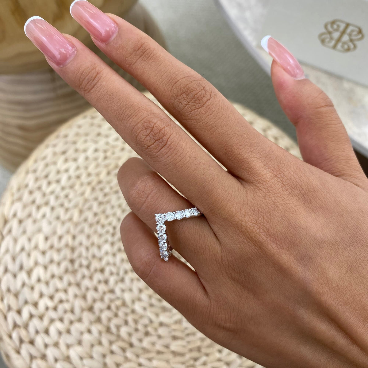 Alexandria 1.2 Round Lab-Grown Diamond Contoured, Special Ring