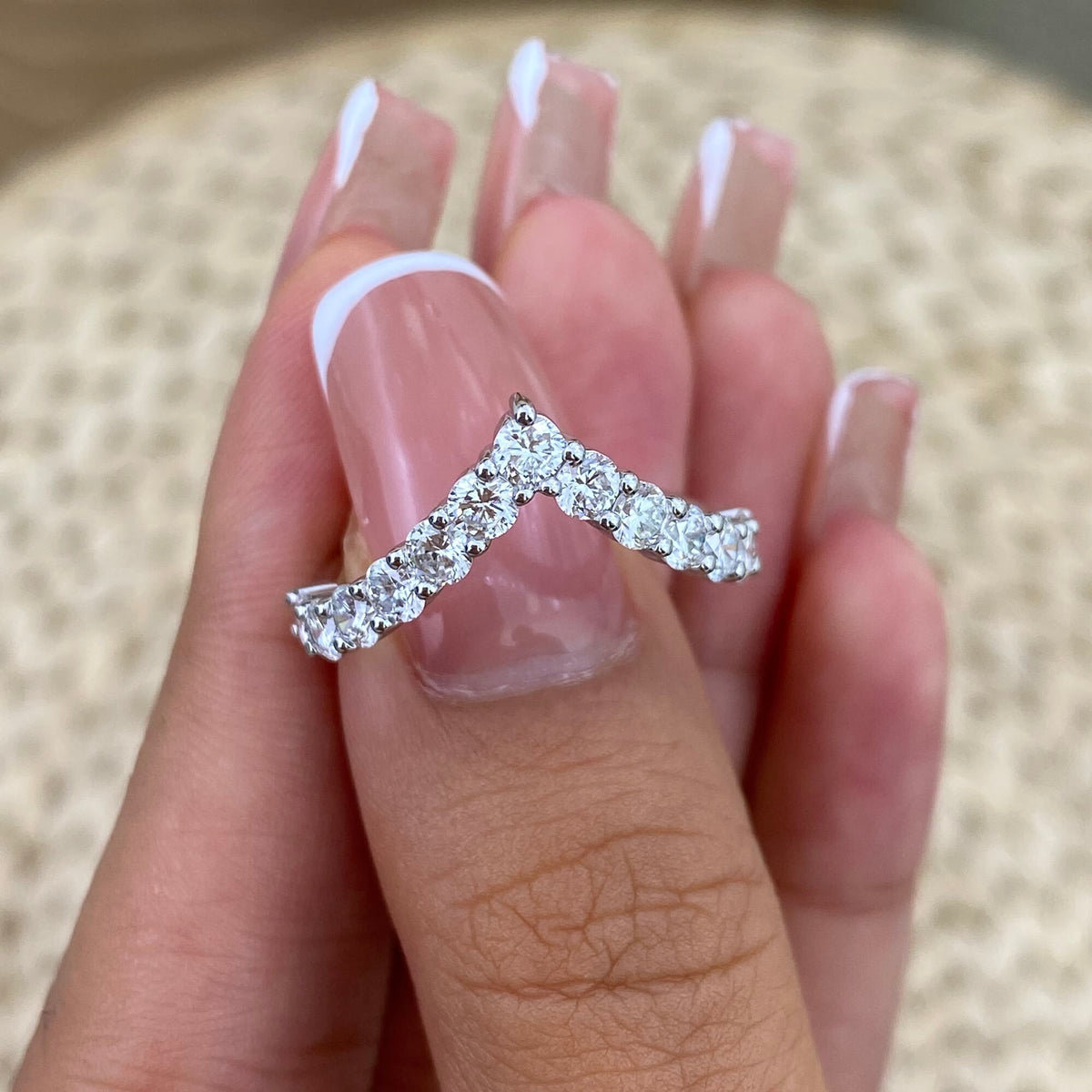 Alexandria 1.2 Round Lab-Grown Diamond Contoured, Special Ring