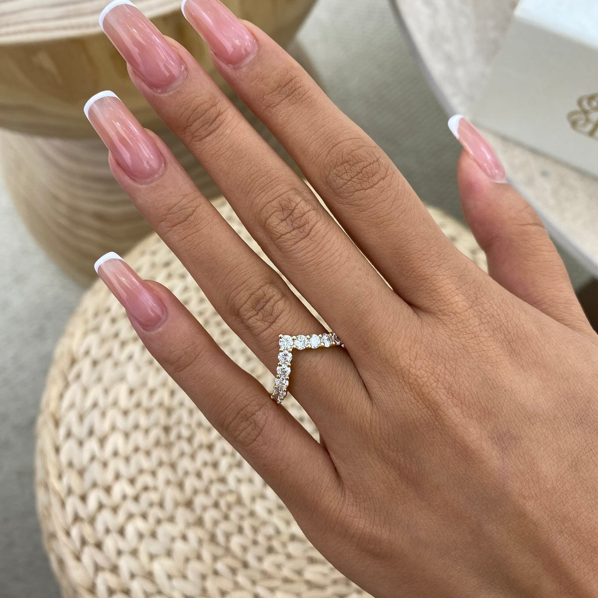 Alexandria 1.2 Round Lab-Grown Diamond Contoured, Special Ring