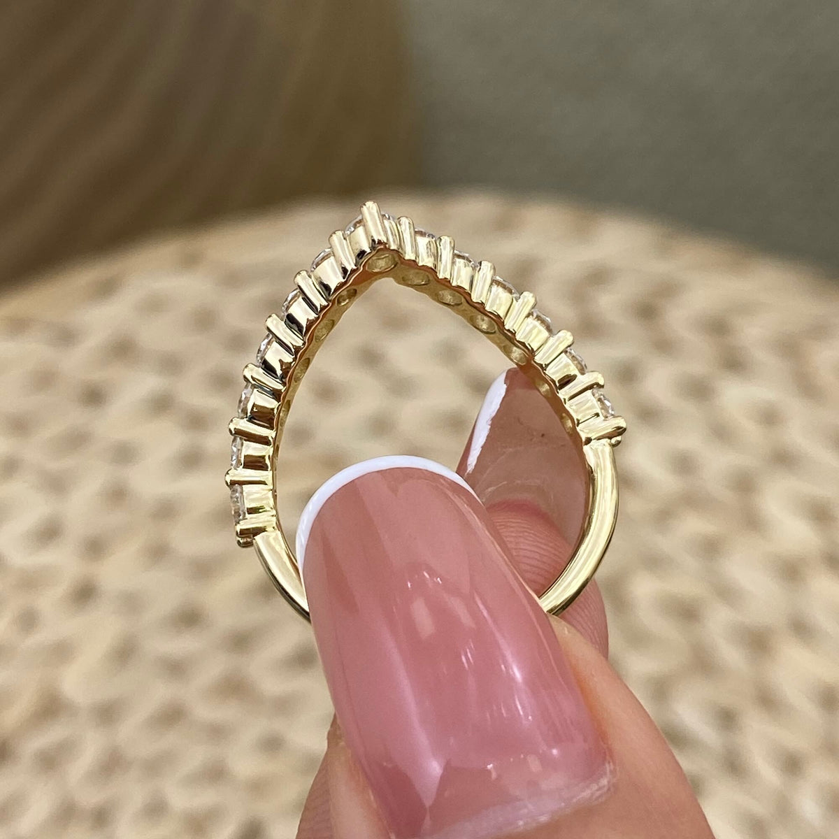Alexandria 1.2 Round Lab-Grown Diamond Contoured, Special Ring