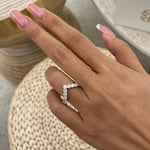 Alexandria 1.2 Round Lab-Grown Diamond Contoured, Special Ring