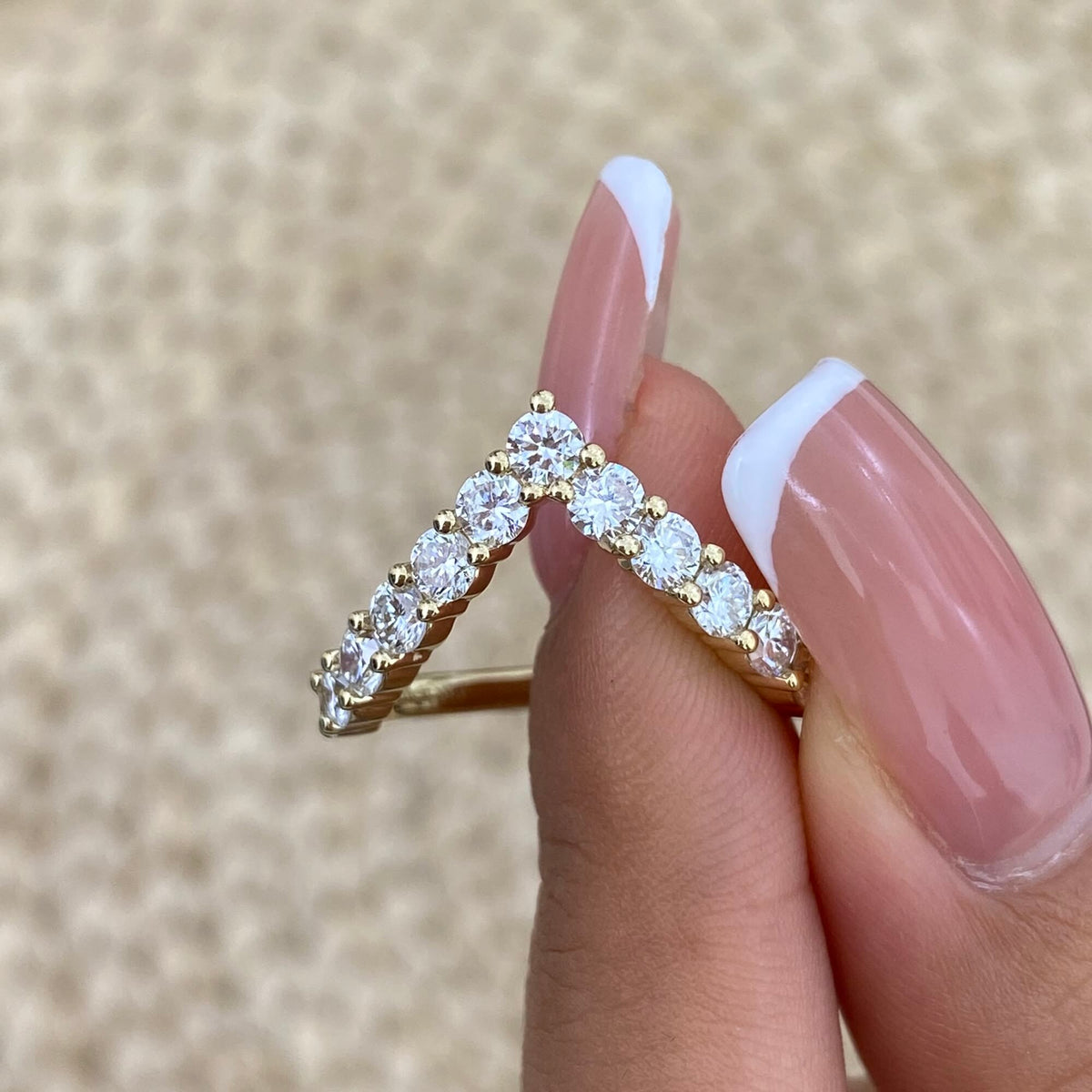 Alexandria 1.2 Round Lab-Grown Diamond Contoured, Special Ring