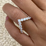 Alexandria 1.2 Round Lab-Grown Diamond Contoured, Special Ring