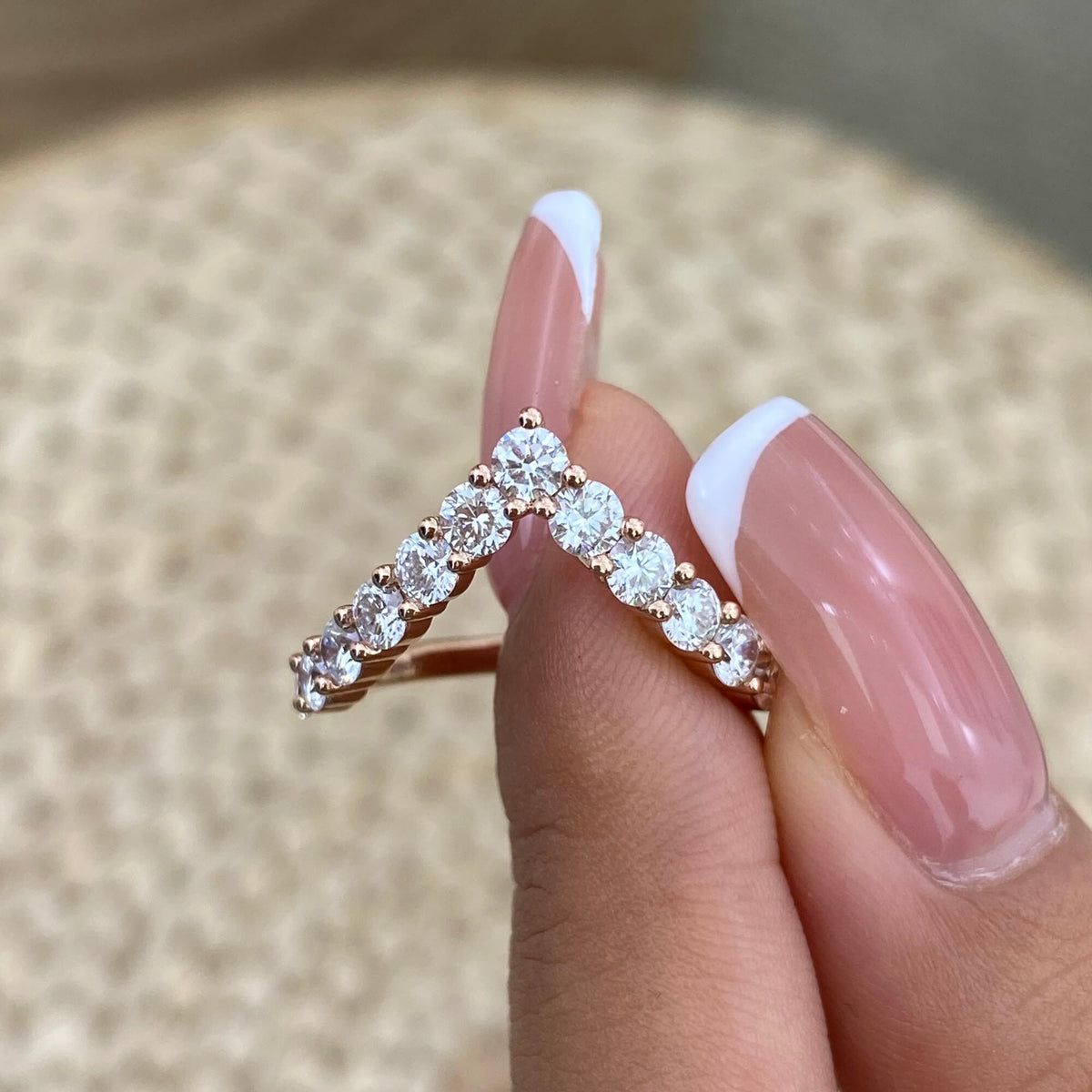 Alexandria 1.2 Round Lab-Grown Diamond Contoured, Special Ring