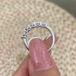 Alaina 2.1 Oval Lab-Grown Diamond Half-Eternity Ring