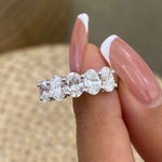 Alaina 2.1 Oval Lab-Grown Diamond Half-Eternity Ring