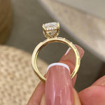 Aislinn 3.4 Radiant Lab-Grown Diamond Bridal Set, Solitaire Rings Set