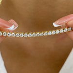 Agnes 11.8 Round Lab-Grown Diamond Tennis Necklace