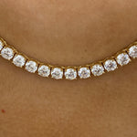 Agnes 26.0 Round Lab-Grown Diamond Tennis Necklace