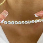 Agnes 26.0 Round Lab-Grown Diamond Tennis Necklace