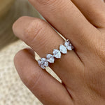 Addison 1.5 Oval Lab-Grown Diamond Half-Eternity Ring
