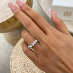 Addison 1.5 Oval Lab-Grown Diamond Half-Eternity Ring