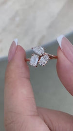 Trinity 1.3 Emerald Lab-Grown Diamond Three Stone, Special Ring