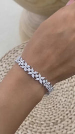 Erica 9.8 Round Lab-Grown Diamond Tennis Bracelet