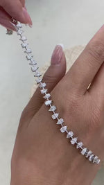 Tiffany 6.3 Pear Lab-Grown Diamond Tennis, East West Bracelet