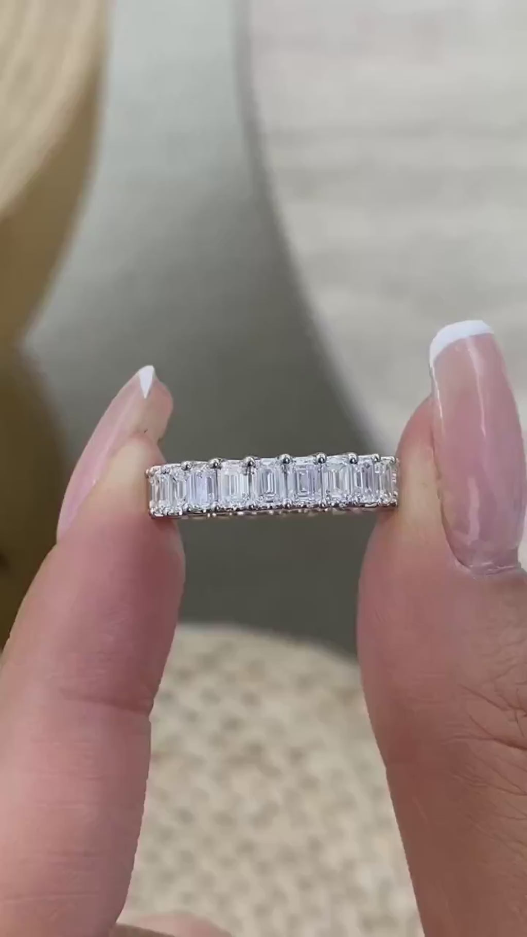 Judy 3.3 Emerald Lab-Grown Diamond Eternity Ring