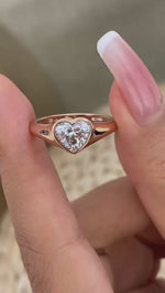 McKenna 1.0 Heart Lab-Grown Diamond Solitaire, Special Ring