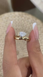 Nova 0.8 Pear Lab-Grown Diamond Solitaire, Special Ring