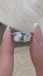 Zara 1.8 Oval Lab-Grown Diamond Toi  Moi, Special Ring