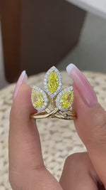Lola 3.1 Pear Lab-Grown Diamond Halo, Special Ring