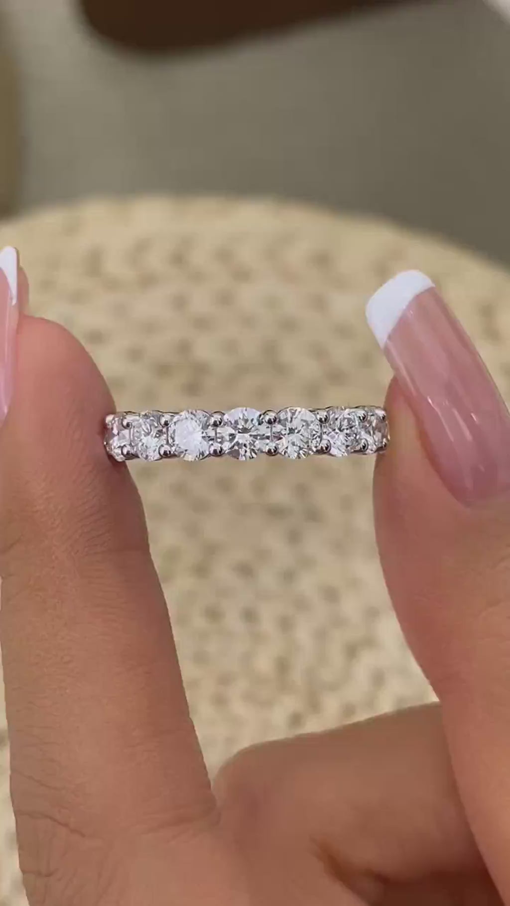 Irene 3.8 Round Lab-Grown Diamond Eternity, Special Ring