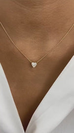 Summer 1.0 Heart Lab-Grown Diamond Solitaire, Chain Pendant