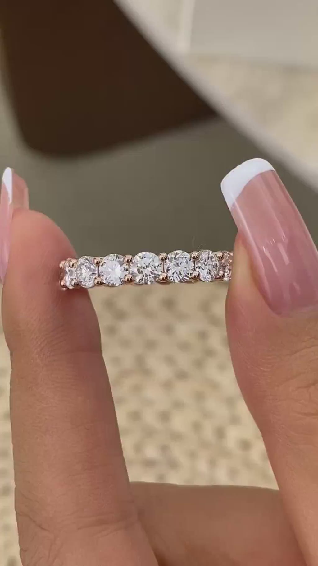 Irene 3.8 Round Lab-Grown Diamond Eternity, Special Ring