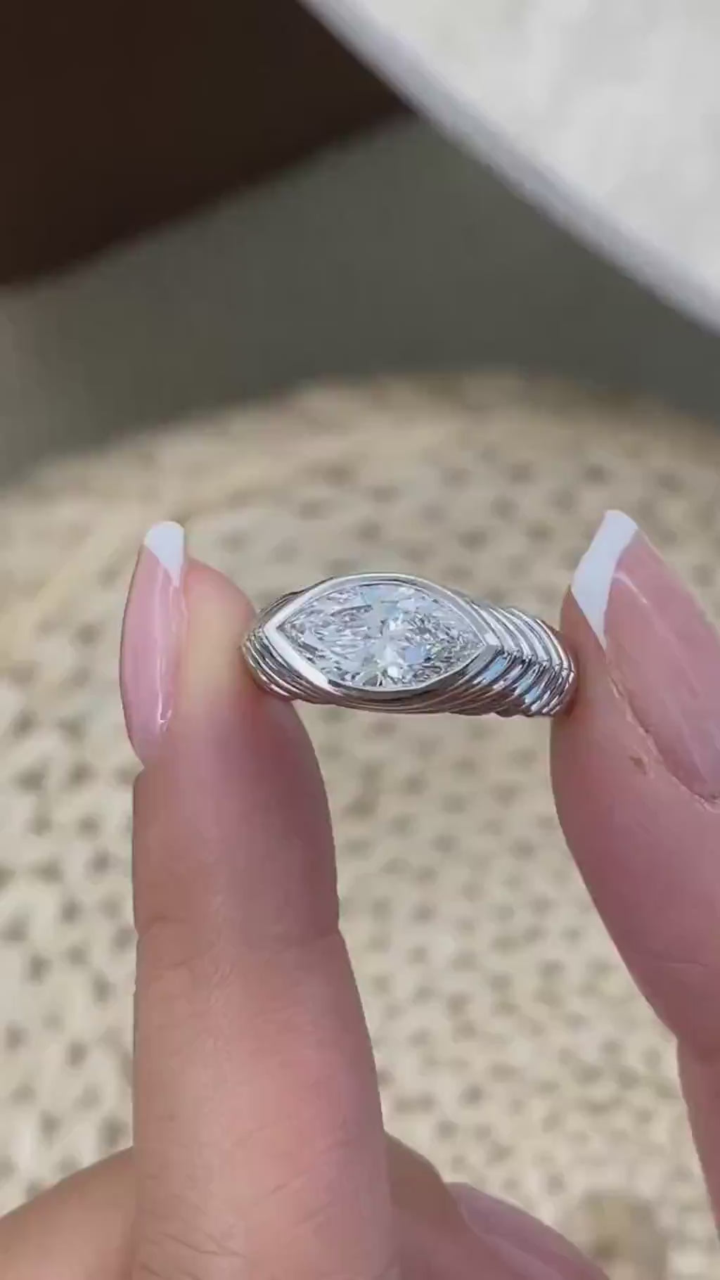 Lauren 1.5 Marquise Lab-Grown Diamond Solitaire, Special Ring