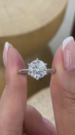 Bianca 2.5 Round Lab-Grown Diamond Solitaire Engagement Ring