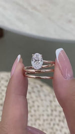 Ashley 1.5 Oval Lab-Grown Diamond Solitaire, Special Ring