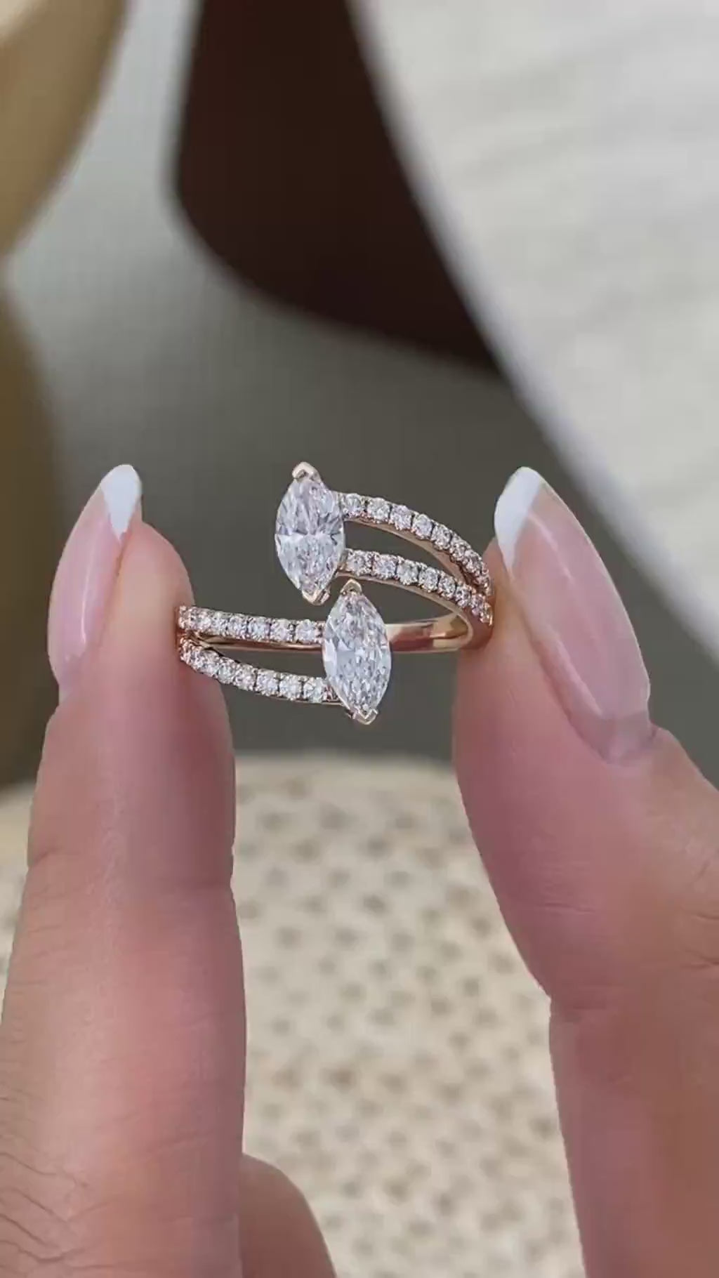 Scarlett 1.3 Lab-Grown Diamond Special, Toi & Moi Ring