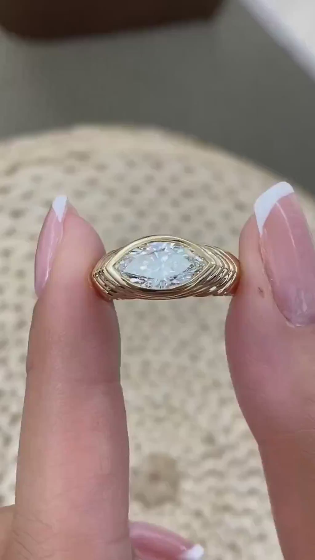 Lauren 1.5 Marquise Lab-Grown Diamond Solitaire, Special Ring