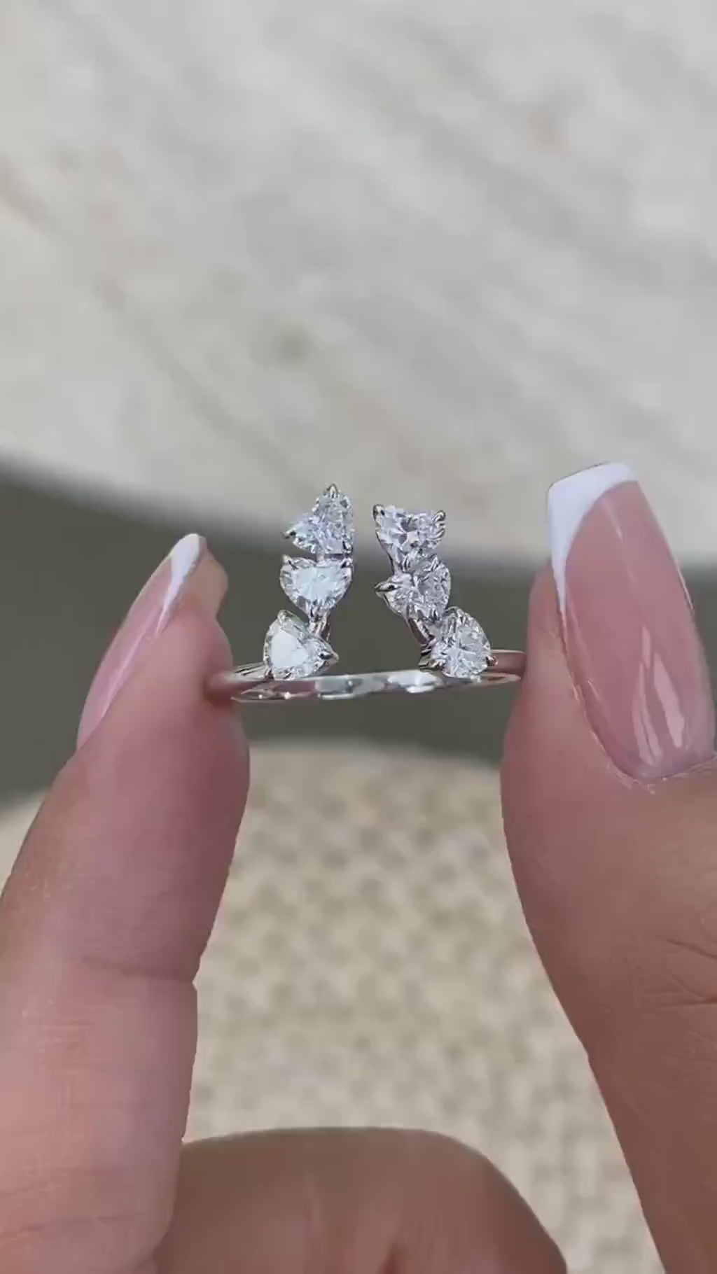 Love 1.2 Heart Lab-Grown Diamond Contoured, Special Ring