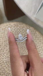 Marley 1.4 Pear Lab-Grown Diamond Side Stone, Special Ring