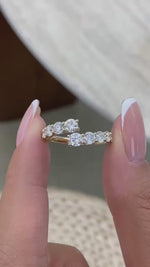 Angelica 1.7 Round Lab-Grown Diamond Half-Eternity, Special Ring