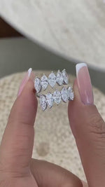 Annie 3.1 Marquise Lab-Grown Diamond Special, Half-Eternity Ring