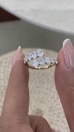 Arielle 1.9 Oval Lab-Grown Diamond Special, Half-Eternity Ring